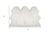 3' X 5' Off White Faux Sheepskin Printed Area Rug