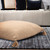 Homeroots Home Decor 30 X 30 Inches Beige and Cream 100% Cotton Chevron Zippered Pillow