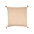Homeroots Home Decor 30 X 30 Inches Beige and Cream 100% Cotton Chevron Zippered Pillow