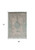 Homeroots Home Decor 5' x 7' Gray and Green Medallion Non Skid Area Rug