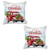 Homeroots Home Decor Set of 2 Merry Christmas Vintage Red Car Throw Pillow Covers, 18x18 Inches, Set of 2