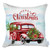 Homeroots Home Decor Set of 4 Merry Christmas Vintage Red Car Throw Pillows, 18x18 Inches, Set of 4