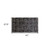 2' X 4' Black and Off White Abstract Machine Tufted Washable Area Rug With UV Protection