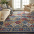Homeroots Home Decor 8' X 10' Red Damask Power Loom Area Rug