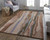 Homeroots Home Decor 5' X 8' Red Pink and Blue Wool Abstract Tufted Handmade Stain Resistant Area Rug