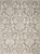 4' X 6' Gray Damask Power Loom Area Rug