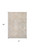 Homeroots Home Decor 3' X 5' Beige and White Abstract Non Skid Area Rug