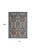 6' X 9' Blue Floral Power Loom Area Rug Polypropylene
