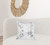 Homeroots Home Decor 20 X 20 Inches White and Silver 100% Cotton Animal Print Zippered Pillow
