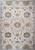 5' X 8' Gray and Gold Floral Area Rug