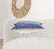 Homeroots Home Decor 24 X 24 Inches Twilight Blue 100% Cotton Zippered Pillow