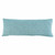 14" X 36" Aqua Blue 100% Cotton Geometric Zippered Pillow - 606114697534
