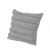 Homeroots Home Decor 20 x 20 Inch Gray 100% Cotton Zippered Pillow