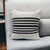 Homeroots Home Decor 22 X 22 Inches Black and White Striped Cotton Zippered Pillow