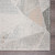 Homeroots Home Decor 9' x 12' Geometric Distressed Stain Resistant Area Rug, Gray Blue Taupe and Cream