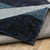 Homeroots Home Decor 8' Geometric Power Loom Runner Rug, Blue Purple Grey Teal