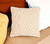 Homeroots Home Decor Zigzag Cotton Pillow Cover, Beige and Ivory, 18 X 18 Inches