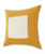 Homeroots Home Decor 20 X 20 Inches Golden Glow and Cream 100% Cotton Zippered Pillow
