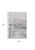 5' X 7' Gray and White Abstract Non Skid Area Rug