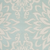 4' X 6' Aqua Floral Power Loom Area Rug