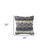 Homeroots Home Decor 20 X 20 Inches Navy and Ivory 100% Wool Geometric Zippered Pillow