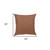 Homeroots Home Decor 20 X 20 Inches Brown Linen Zippered Pillow