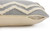 Homeroots Home Decor 20 X 20 Inches Light Gray Micro Chip Gray and White 100% Cotton Chevron Zippered Pillow