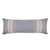 Homeroots Home Decor 14 X 36 Inches Beige and Gray Striped Cotton Zippered Pillow