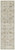 8' Beige and Brown Oriental Power Loom Distressed Runner Rug With Fringe