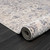 4' X 6' Gray Floral Area Rug