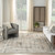 9' X 12' Beige Abstract Power Loom Area Rug