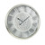 Homeroots Home Decor 21" Circle Analog Exposed Gear Wall Clock, Silver