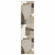 2' X 8' Brown And Ivory Geometric Power Loom Runner Rug