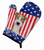 American Flag and Dog on Oven Mitt - 638508480453