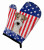 American Flag and Dog on Oven Mitt - 638508480453