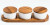 Ceramic Condiment Set on Acacia Wood Base - 850005022534