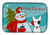 Snowman with Dog Dish Drying Mat - 652259241545