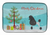 Christmas Tree and Dog on Dish Drying Mat - 652259249077