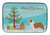 Christmas Tree and Dog on Dish Drying Mat - 652259240197