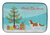 Christmas Tree and Dog on Dish Drying Mat - 652259242467