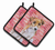 Dog Art Seasonal Pair of Pot Holders - 652259215805