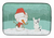 Dog and Snowman Christmas Dish Drying Mat - 652259277377