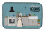Dog Kitchen Scene Dish Drying Mat - 194030341582
