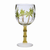 Acrylic Wine glass - U shape with Bamboo Stem 16 oz. Set of 4 - 876770000812