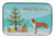 Christmas Tree and Dog on Dish Drying Mat - 652259247684