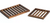 Set of 2 Acacia Wood Trivets - 850005022022