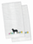 Easter Dog Design White Embroidered Plush Hand Towel Set of 2 - 652259232642