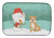 Dog and Snowman Christmas Dish Drying Mat - 652259277186