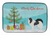 Christmas Tree and Dog on Dish Drying Mat - 652259245826