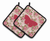 Butterfly Artwork Pair of Pot Holders - 638508404374